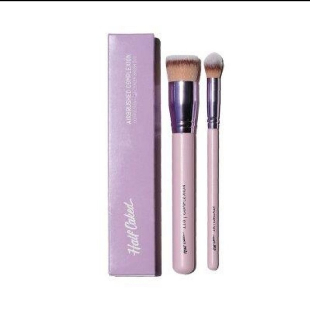 BRAND NEW Half Caked Airbrushed Complexion Brush Duo